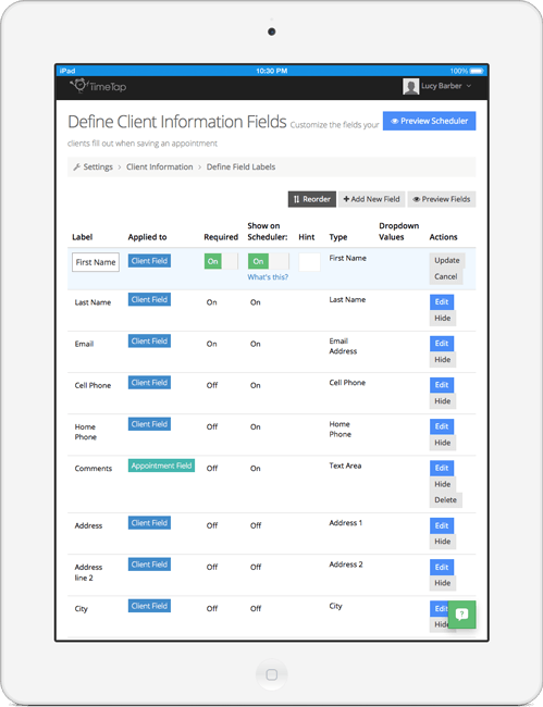 Collect what matters by building client profiles