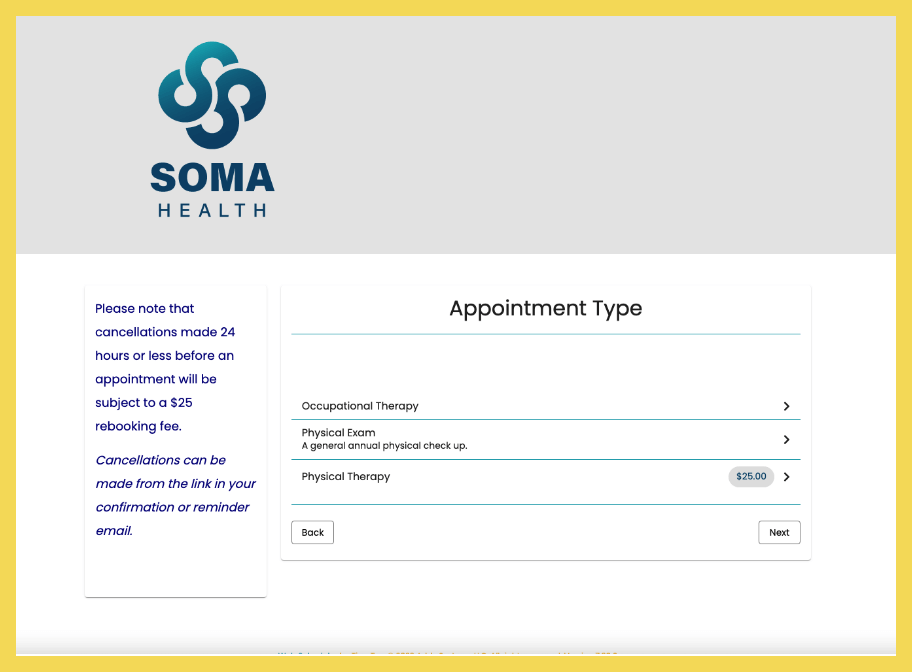 Soma Appointment